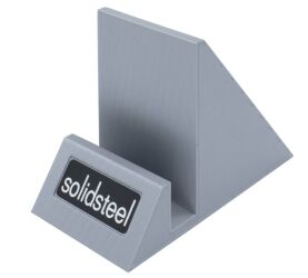 Solidsteel NOWP-1 (srebrny). Ekspozytor płyty winylowej.