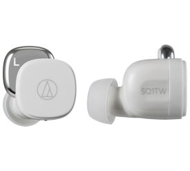Audio-Technica ATH-SQ1TW (białe). Bezprzewodowe słuchawki douszne.