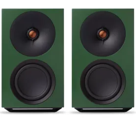 Cambridge Audio L/R M (zielony). Aktywne kolumny podstawkowe.