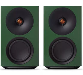 Cambridge Audio L/R M (zielony). Aktywne kolumny podstawkowe.
