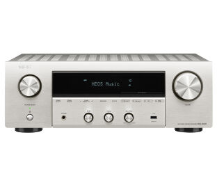 Denon DRA-800H (srebrny). Sieciowy amplituner stereo.