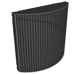Vicoustic Cinema Round Ultra Fuser (black). Panel akustyczny (kpl. 2 sztuk).