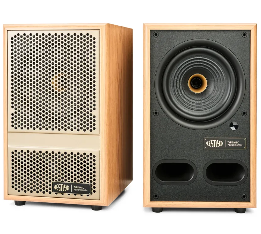 Vestlyd M6C Active (oak). Aktywne kolumny podstawkowe.
